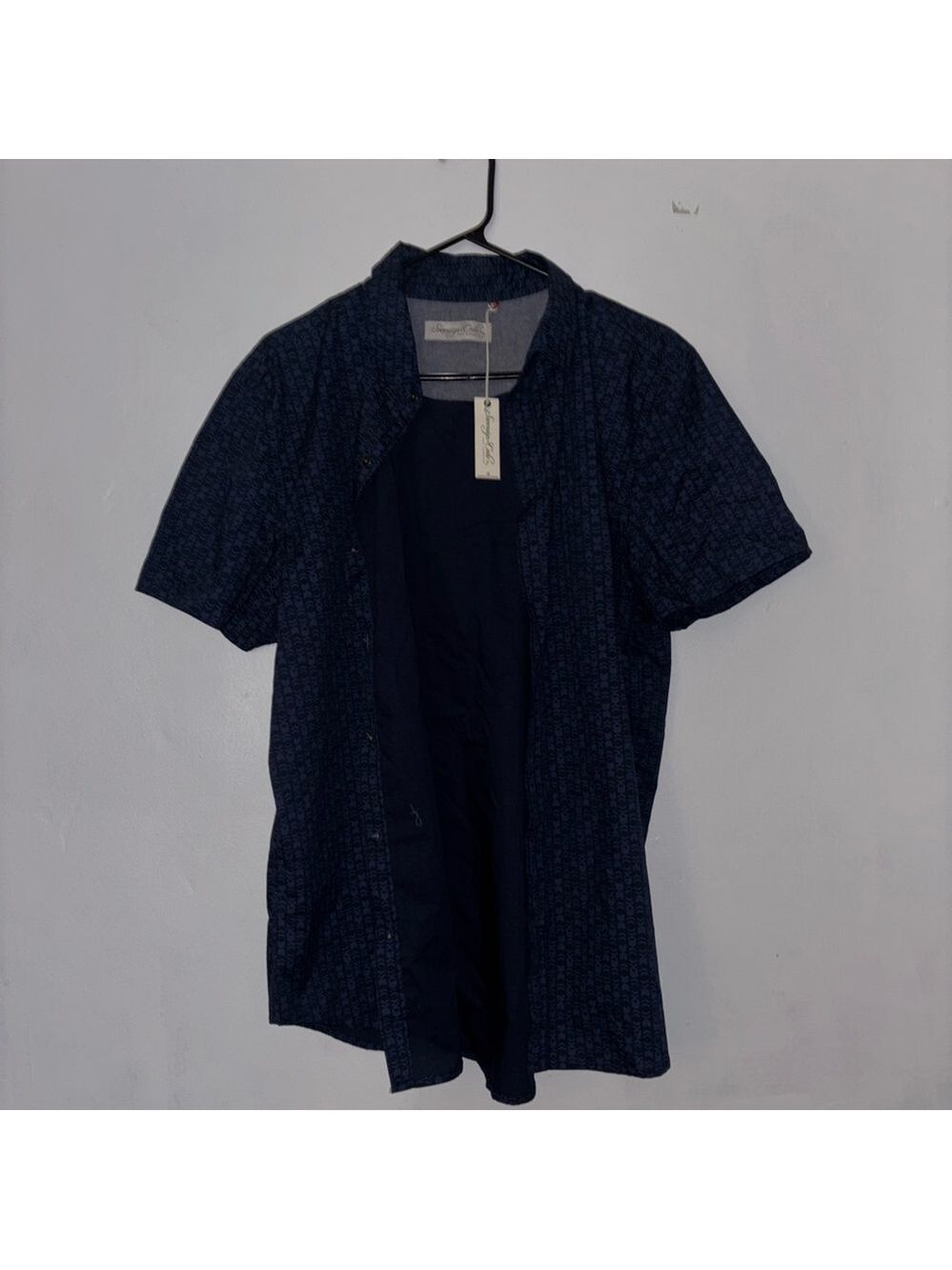Sovereign Code Navy Blue Short Sleeve Shirt Men’s XL